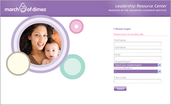 March of Dimes	-	Leadership Resource Center