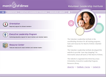 March of Dimes	-	Leadership Resource Center